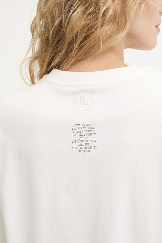 Never Fully Dressed t-shirt bawełniany NFDTO1928 biały