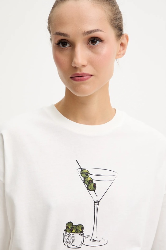 Never Fully Dressed t-shirt bawełniany biały NFDTO1605