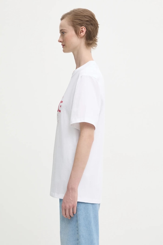 Хлопковая футболка Fiorucci Kissing Angels Love Print Regular W25FWJTS001CJ01WH03 белый AW25