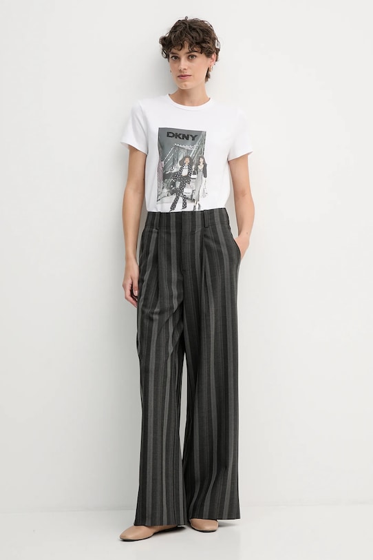 Dkny tricou KNIT TOPS P5MOHWNA alb AW25