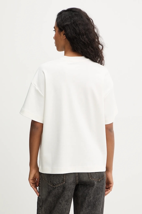 Odzież La Mania t-shirt bawełniany DEVONTE DEVONTE beżowy