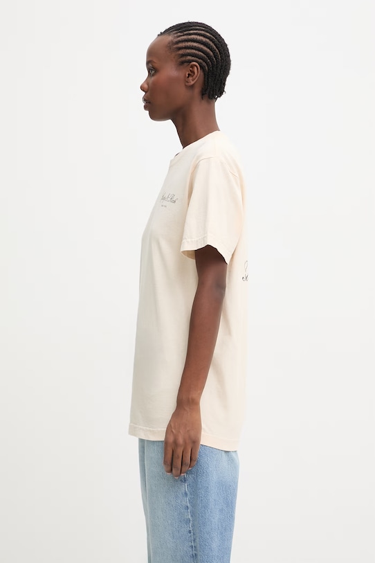 Sporty & Rich Vendome T-shirt cotton Women's TO04365232WH37 beige AW25