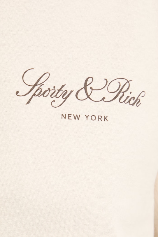 Sporty & Rich Vendome T-shirt cotton Women's beige TO04365232WH37