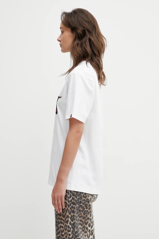 A Bathing Ape t-shirt bawełniany Baby Lisa 002TEL802012L biały AW25