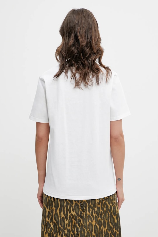 Odzież A Bathing Ape t-shirt bawełniany Wild Leopard 002TEL802022L biały