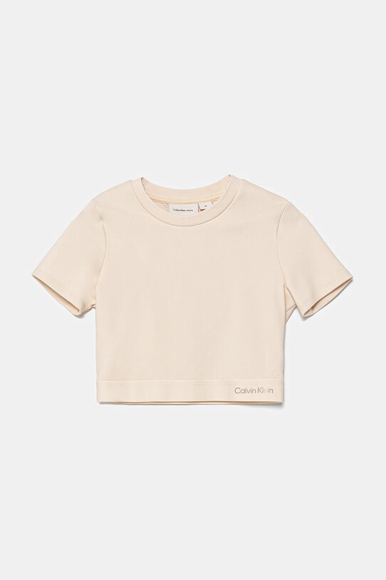 Calvin Klein Jeans t-shirt okrągły beżowy IG0IG02977.9BYA