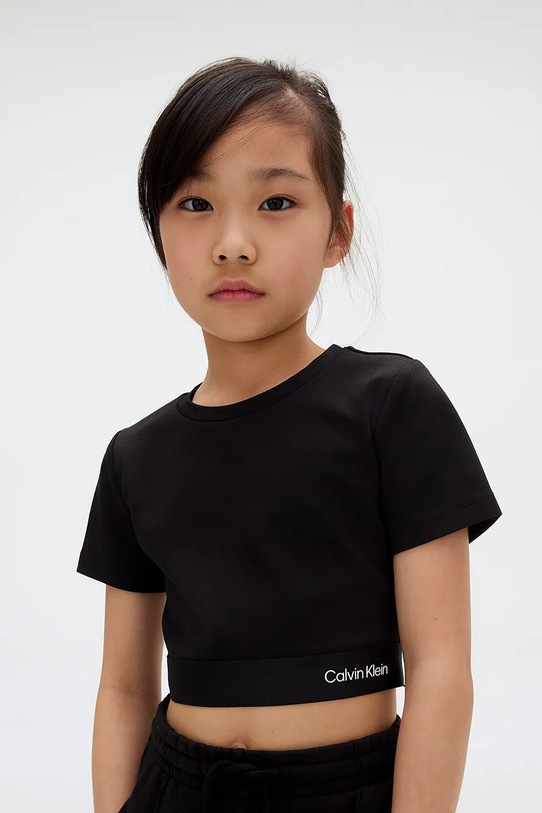 Tričko Calvin Klein Jeans IG0IG02977.9BYA černá AW25