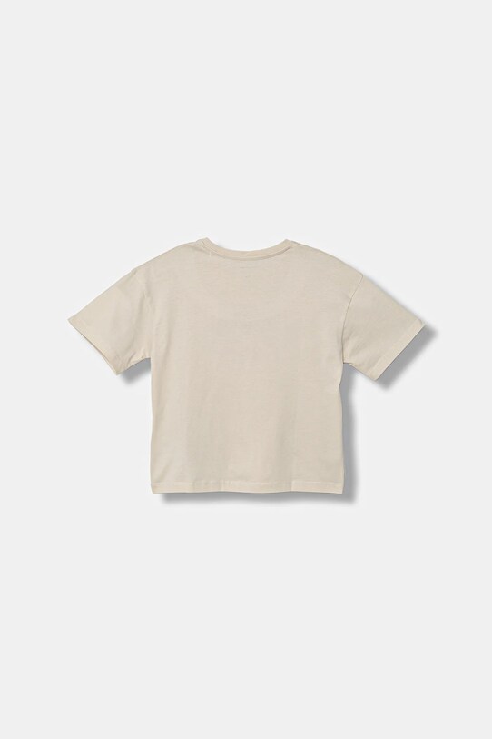 Dziewczynka Calvin Klein Jeans t-shirt bawełniany dziecięcy IG0IG02973.9BYA beżowy