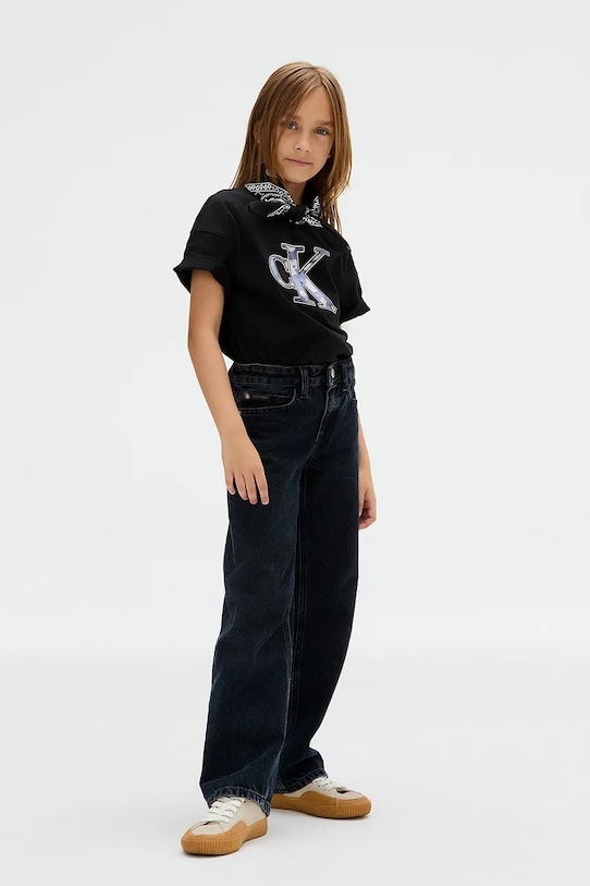 Calvin Klein Jeans tricou de bumbac pentru copii IG0IG02975.9BYA