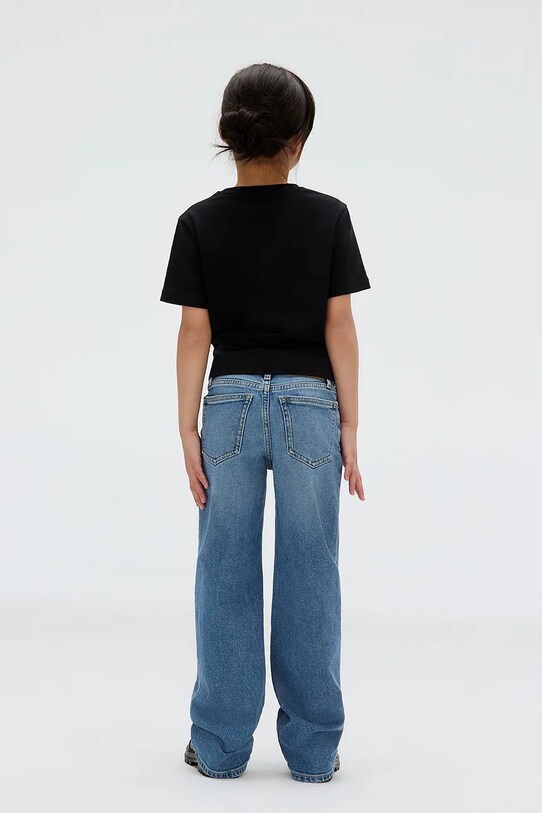 Дитяча бавовняна футболка Calvin Klein Jeans чорний IG0IG02991.128.170.9BYA