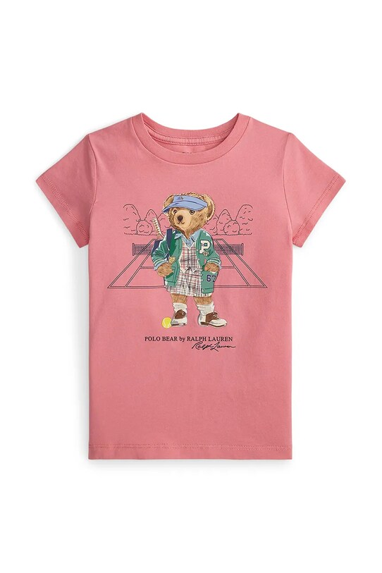 Polo Ralph Lauren tricou bumbac roz 312971860001