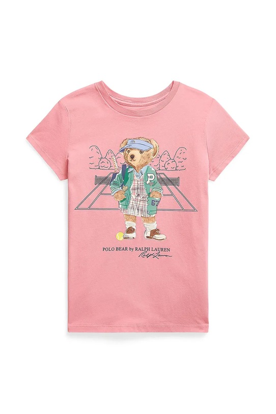 Polo Ralph Lauren tricou din bumbac bumbac roz 313971860001