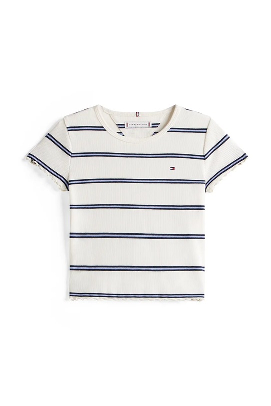 Tommy Hilfiger t-shirt dziecięcy KG0KG08590.104.122.9BYA beżowy AW25