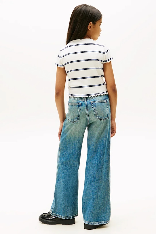 Tommy Hilfiger tricou copii KG0KG08590.104.122.9BYA bej