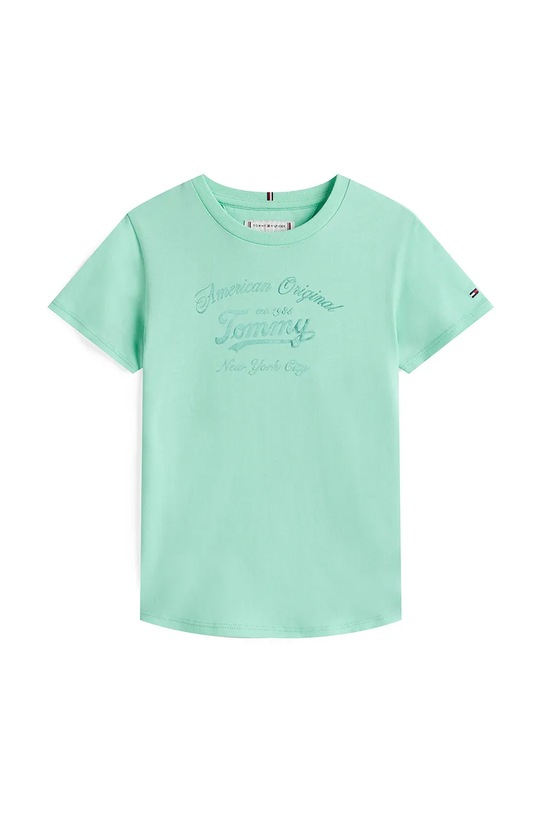 Футболка Tommy Hilfiger KG0KG08636.104.122.9BYA бирюзовый AW25