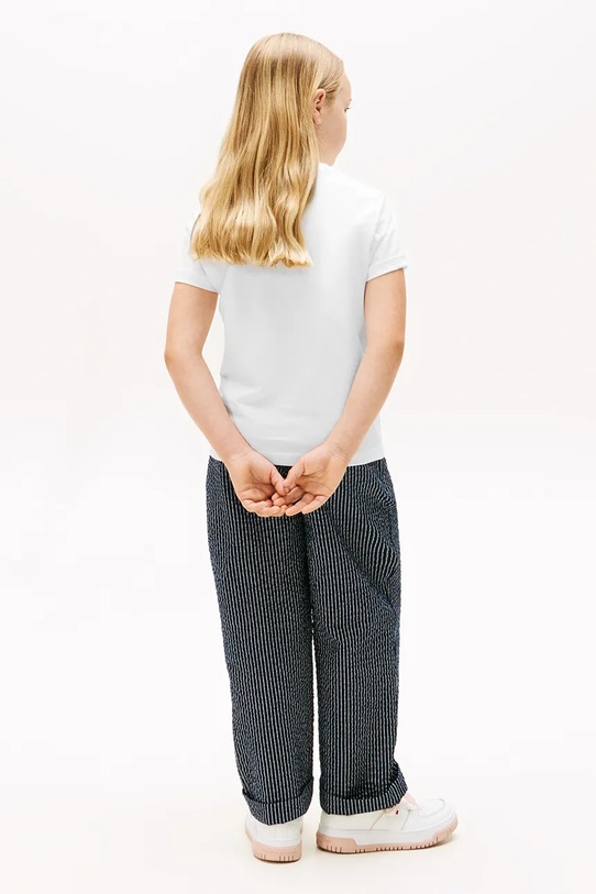 Хлопковая футболка Tommy Hilfiger белый KG0KG08637.9BYA