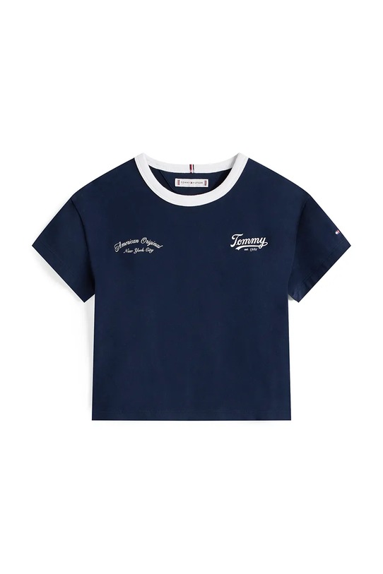 Футболка Tommy Hilfiger KG0KG08641.9BYA тёмно-синий AW25