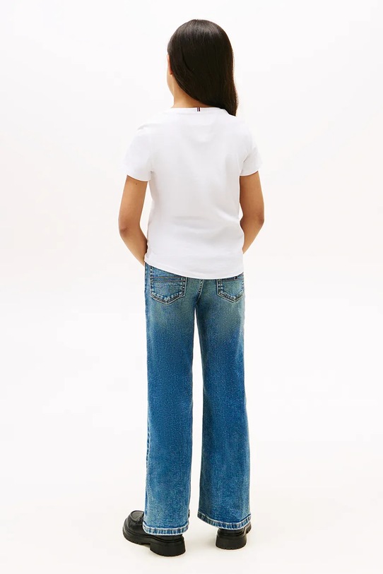 Tommy Hilfiger t-shirt bawełniany biały KG0KG08709.9BYA