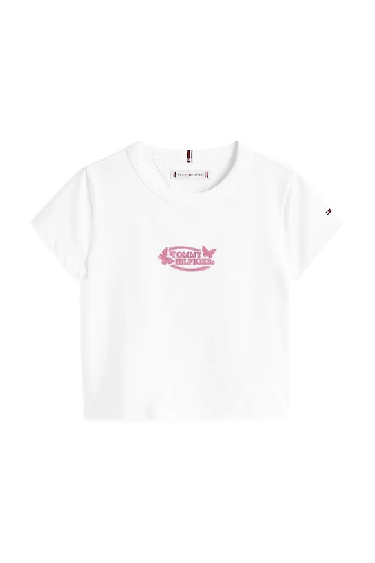 Tommy Hilfiger t-shirt KG0KG08753.9BYA biały AW25
