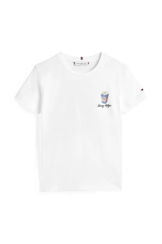Tommy Hilfiger t-shirt KG0KG08812.9BYA biały AW25