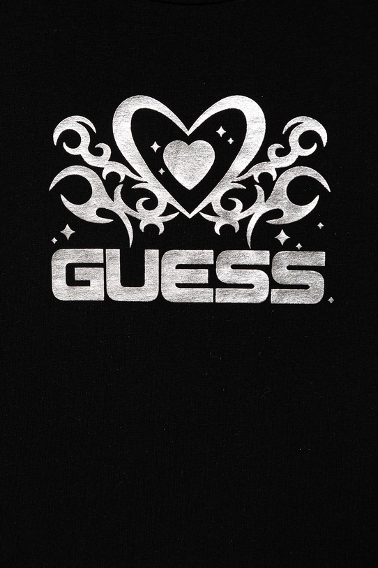 Dziewczynka Guess t-shirt dziecięcy J5YI02.K6YW4.9BYA czarny