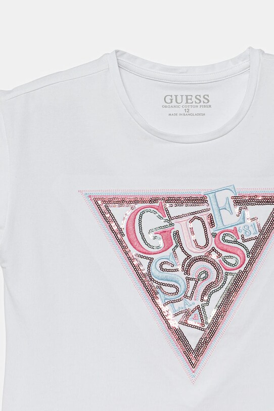 Dziewczynka Guess t-shirt dziecięcy J5YI04.K6YW4.9BYA biały