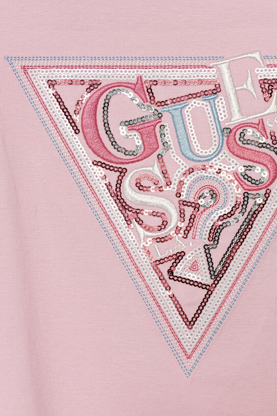 DÍVKA Dětské tričko Guess J5YI04.K6YW4.9BYA růžová