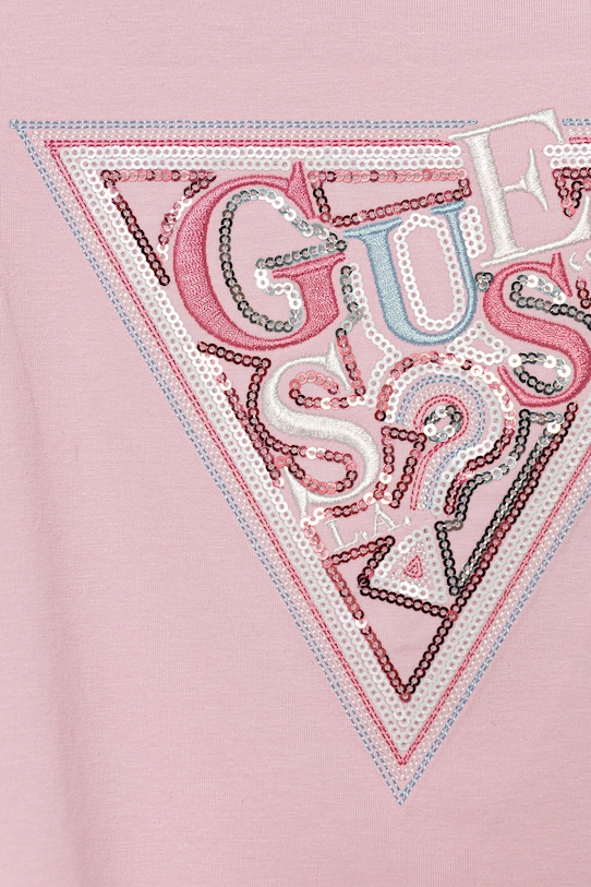 DÍVKA Dětské tričko Guess J5YI04.K6YW4.9BYA růžová