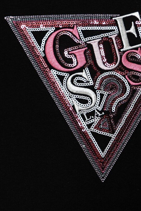 Κοριτσίστικα Παιδικό μπλουζάκι Guess J5YI04.K6YW4.9BYA μαύρο