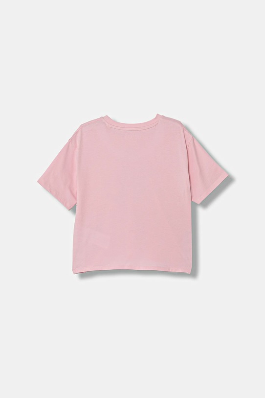 Guess t-shirt dziecięcy J5YI09.K6YW4.9BYA różowy AW25