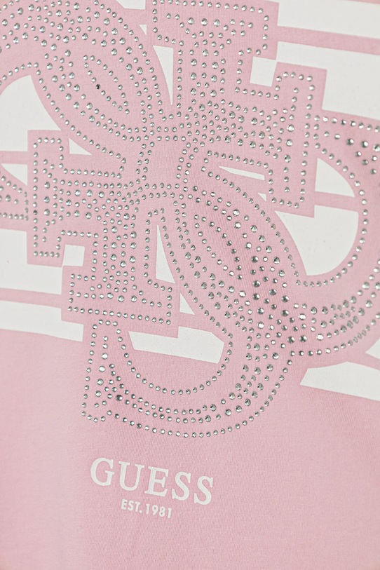 Dziewczynka Guess t-shirt dziecięcy J5YI09.K6YW4.9BYA różowy