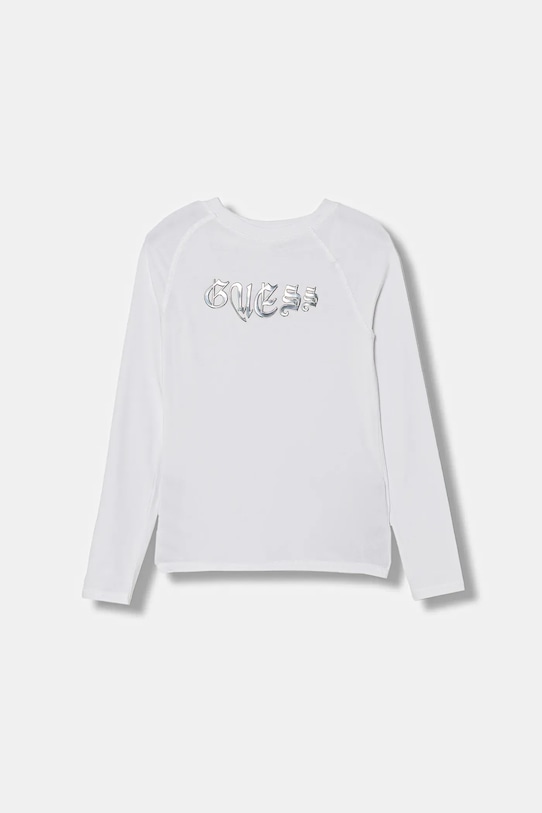 Guess longsleeve dziecięcy nadruk biały J5YI13.K6YW4.9BYA