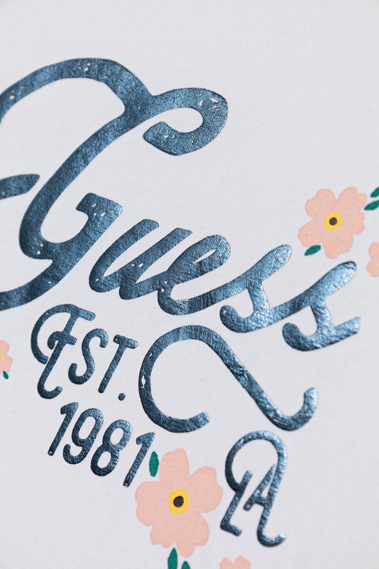 Dziewczynka Guess t-shirt dziecięcy J5YI17.K6YW4.9BYA biały