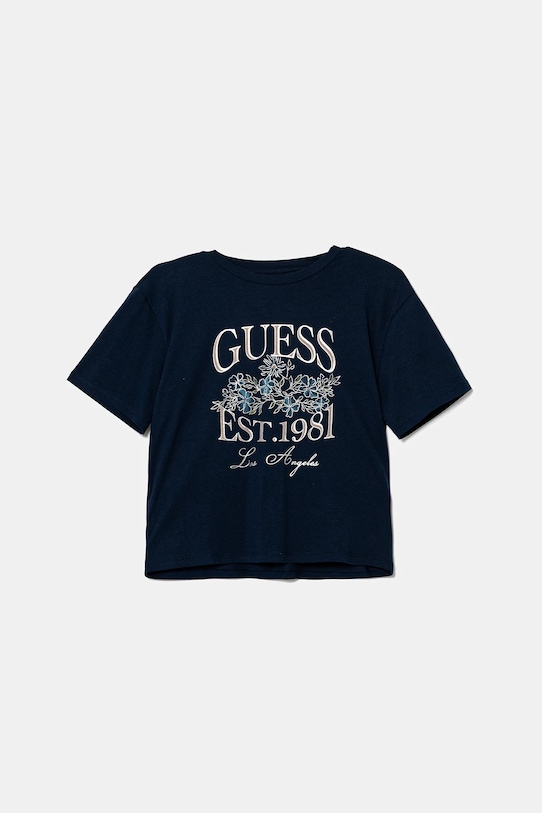 Дитяча футболка Guess з еластаном темно-синій J5YI19.K6YW4.9BYA