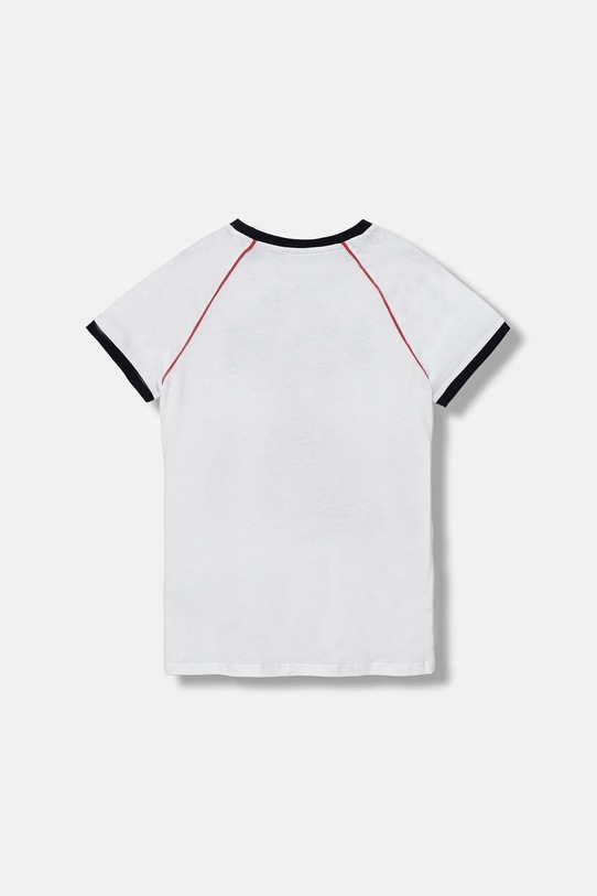 Guess t-shirt bawełniany dziecięcy J5YI21.K8HM4.9BYA biały AW25