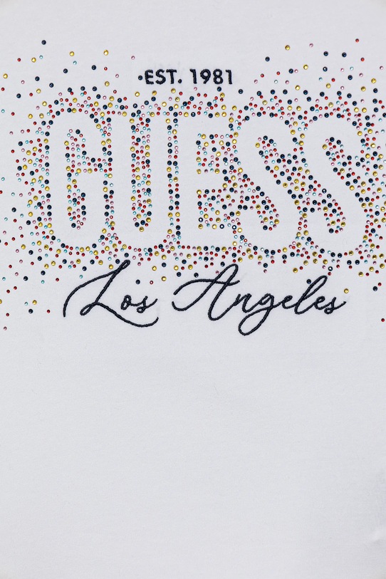Dziewczynka Guess t-shirt dziecięcy J5YI23.K6YW4.9BYA biały