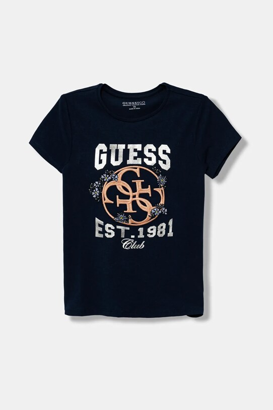 Guess t-shirt dziecięcy pozostałe granatowy J5YI25.K6YW4.9BYA