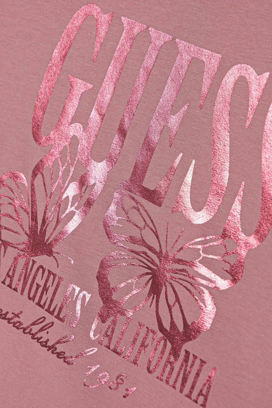 Dziewczynka Guess t-shirt dziecięcy J5YI31.K6YW4.9BYA różowy