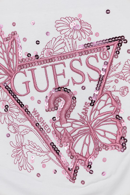 Lány Guess gyerek póló J5YI35.K6YW4.9BYA fehér