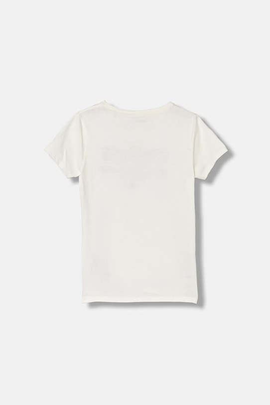 Guess t-shirt bawełniany dziecięcy J5YI40.I3Z14.9BYA beżowy AW25