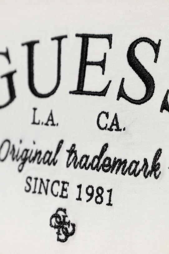 Dziewczynka Guess t-shirt bawełniany dziecięcy J5YI40.I3Z14.9BYA beżowy