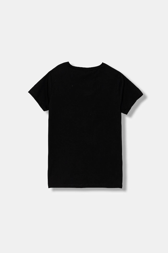 Дитяча бавовняна футболка Guess J5YI40.I3Z14.9BYA чорний AW25