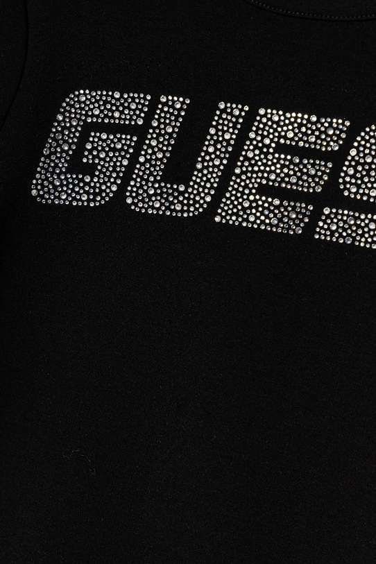 Dziewczynka Guess t-shirt dziecięcy J5YI42.KCIV1.9BYA czarny