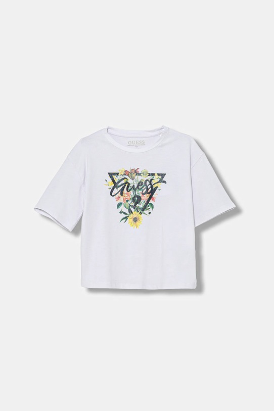 Детская футболка Guess с эластаном белый J5YI45.K6YW4.9BYA