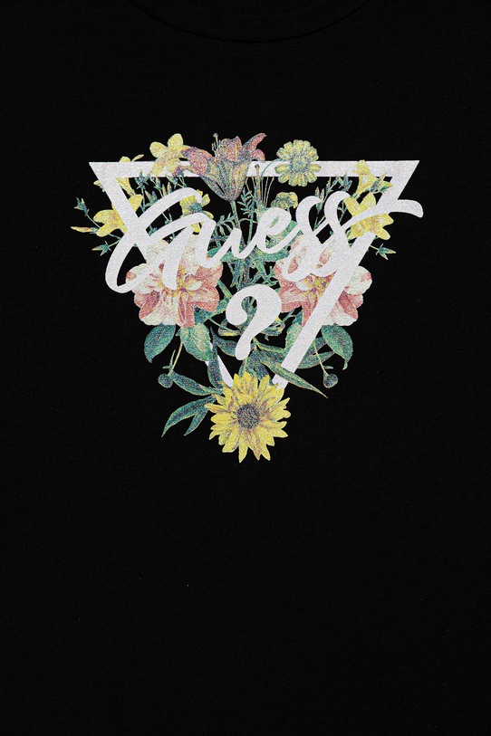 Dziewczynka Guess t-shirt dziecięcy J5YI45.K6YW4.9BYA czarny