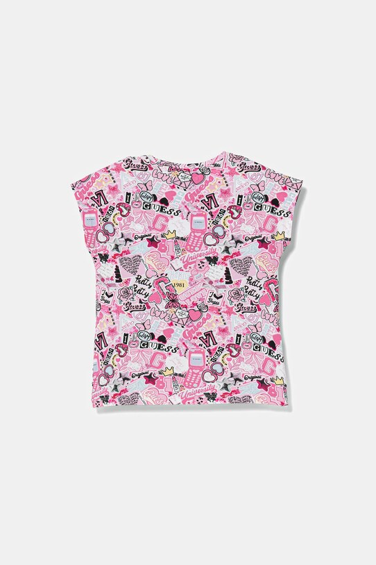 Guess gyerek póló K5YI02.K6YW4.9BYA rózsaszín AW25