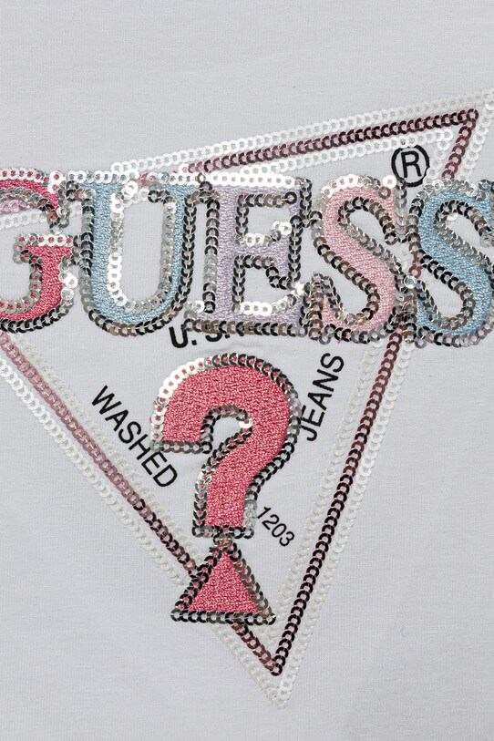 Lány Guess gyerek póló K5YI06.K6YW4.9BYA fehér