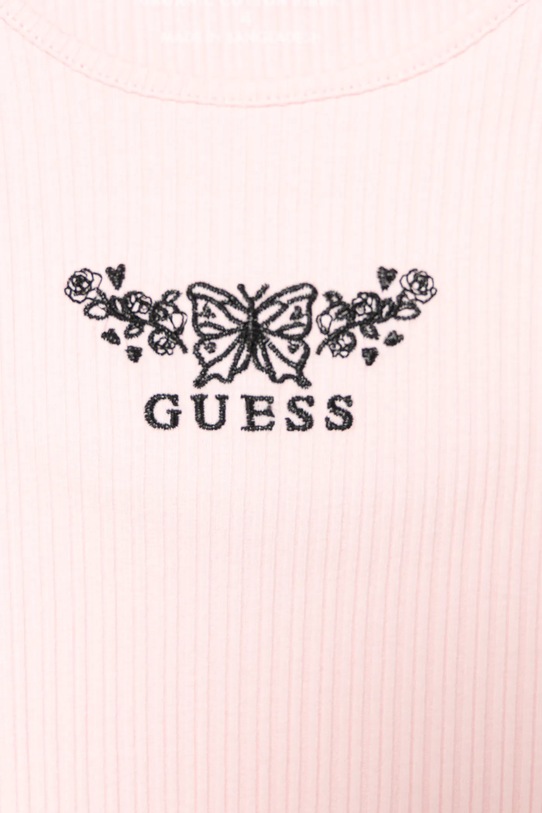 Dziewczynka Guess t-shirt dziecięcy K5YI11.KCSQ4.9BYA różowy