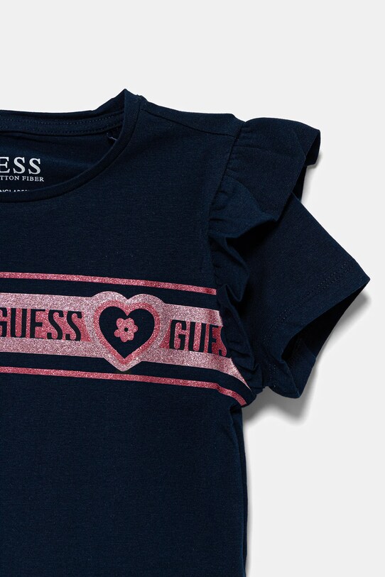 Девочка Детская футболка Guess K5YI24.K6YW4.9BYA тёмно-синий