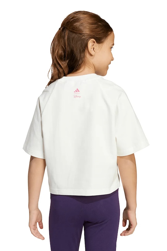 Παιδικό μπλουζάκι adidas JL9191 λευκό